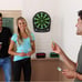Compact Electronic Party Dorm Room Game Room Wall Soft Dart Tip Board Target Set