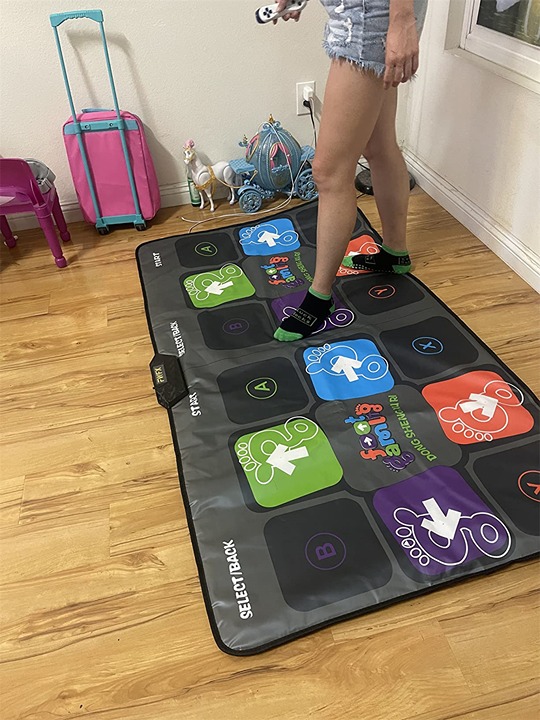 FWFX Dance Mat Games for TV - Wireless Musical Electronic Dance Mats with HD Cam
