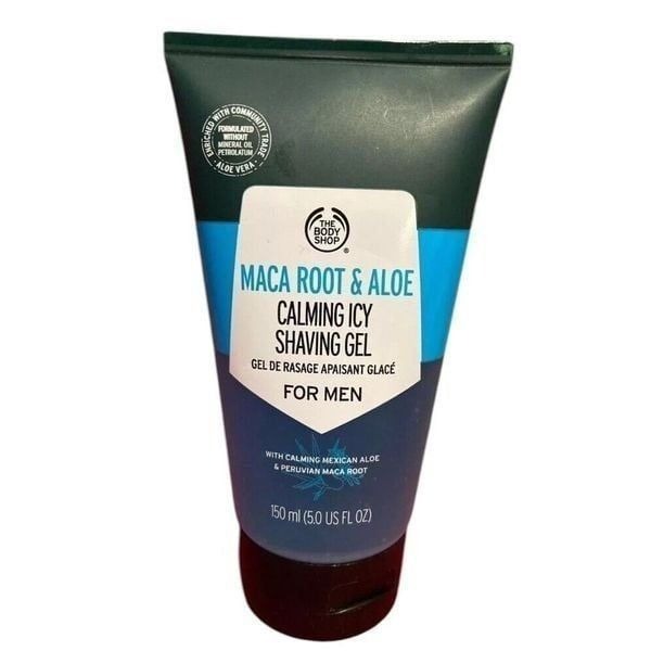 The Body Shop MACA ROOT & ALOE CALMING ICY SHAVING GEL 5.0oz/150ml NEW Rare HTF
