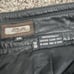 Toffs black leather paper bag pants size 8M