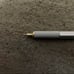 Silver metal mechanical pencil body