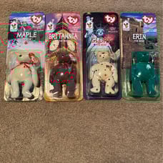 Ty tinnie Beanie Babies bears