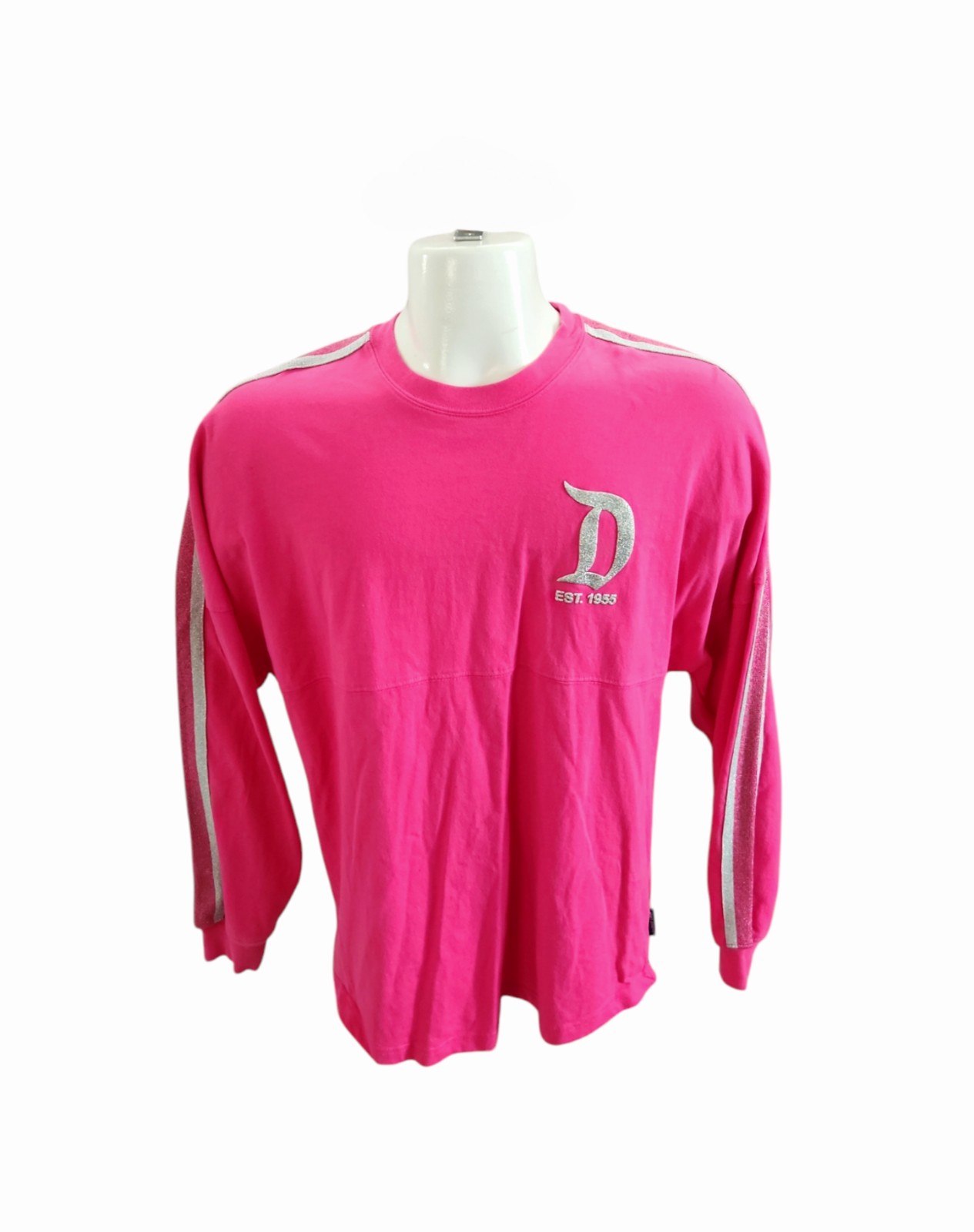 Disney Parks Disneyland Imagination Pink Spirit Jersey Adult Medium Embossed Spe