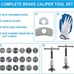 24pc Disc Brake Caliper Compressor Wind Back Professional Tool Set
