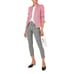 Veronica Beard Orchid Pink Dickey Linen Up Collar Blazer Jacket