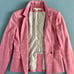 Veronica Beard Orchid Pink Dickey Linen Up Collar Blazer Jacket