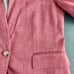 Veronica Beard Orchid Pink Dickey Linen Up Collar Blazer Jacket