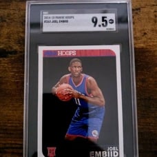 Joel Embiid Rookie Graded SGC 9.5
