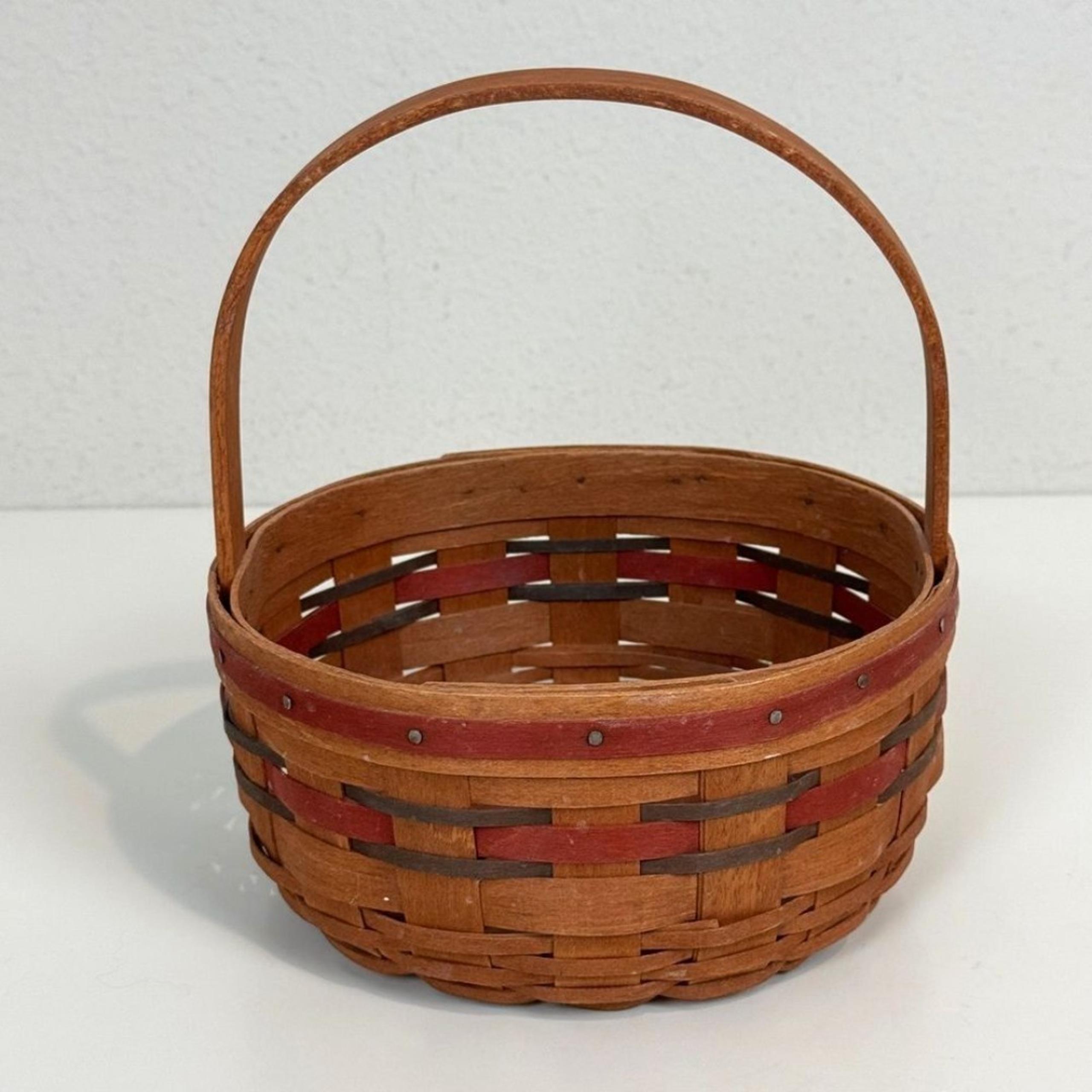 VTG Longaberger All American 1989 7" Basket with Handle