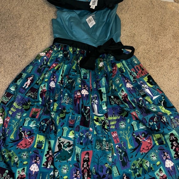 Disney Dress Shop Dress NWT Haunted mansion HTF rare Blue