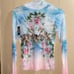 Ombre Angel Zadie Mesh Turtleneck