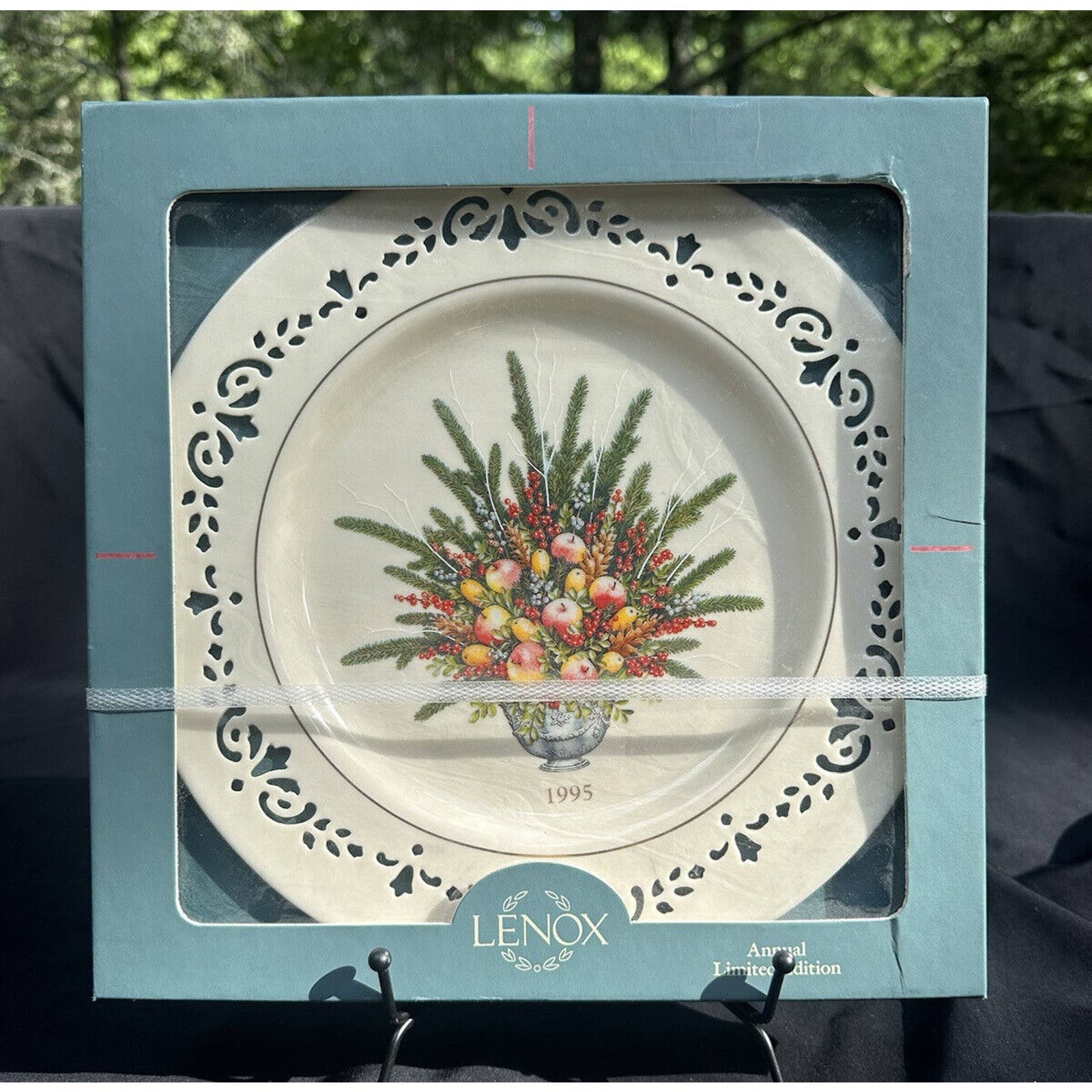 Lenox 1995 Colonial Bouquet Plate Virginia 1st Colony 1st Limited Edition NEW