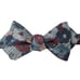 Giraffe Retro Flower Bow Tie
