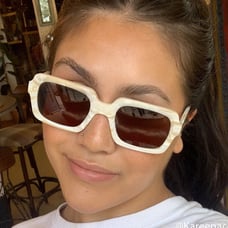 TAYLOR MORRIS SIDENY SUNGLASSES. COLOR: IVORY / BROWN