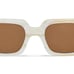 TAYLOR MORRIS SIDENY SUNGLASSES. COLOR: IVORY / BROWN