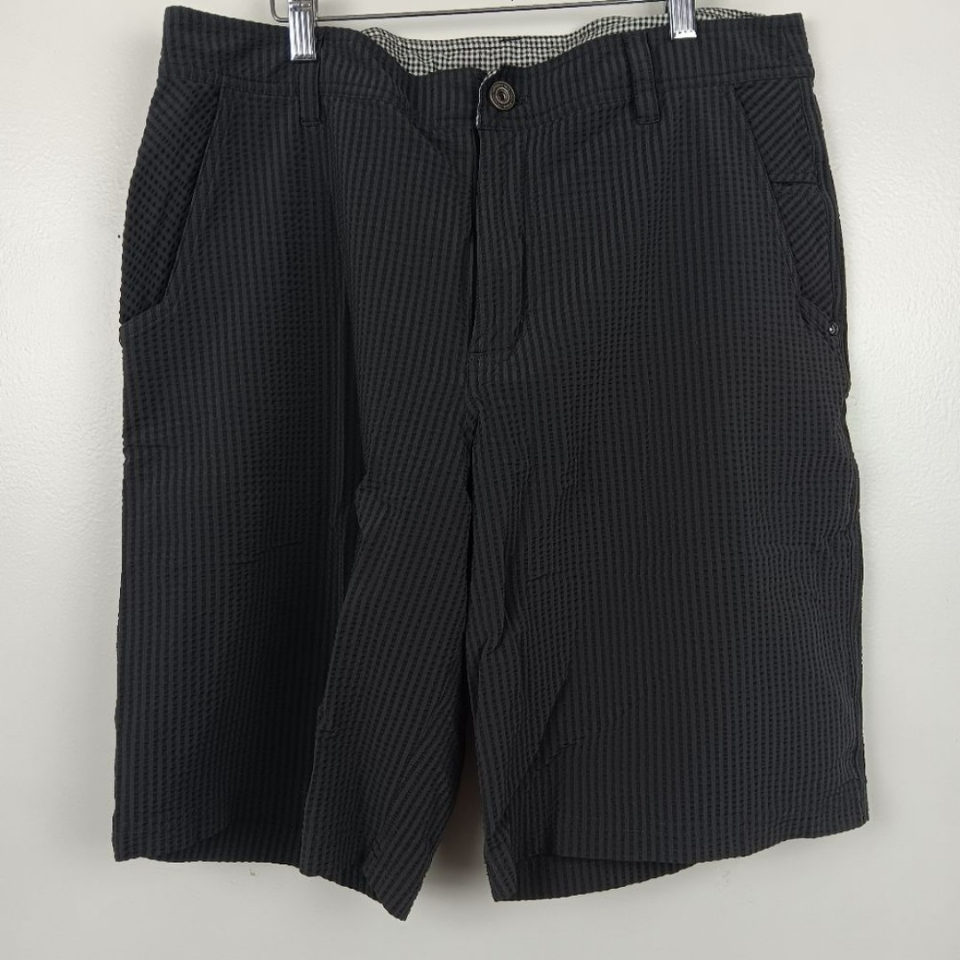 Lululemon Textured Shorts Mens 36 Stretch Commission Golf Beach Grey