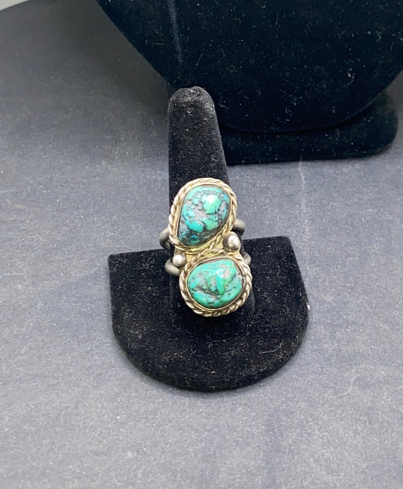 Vintage Navajo turquoise ring
