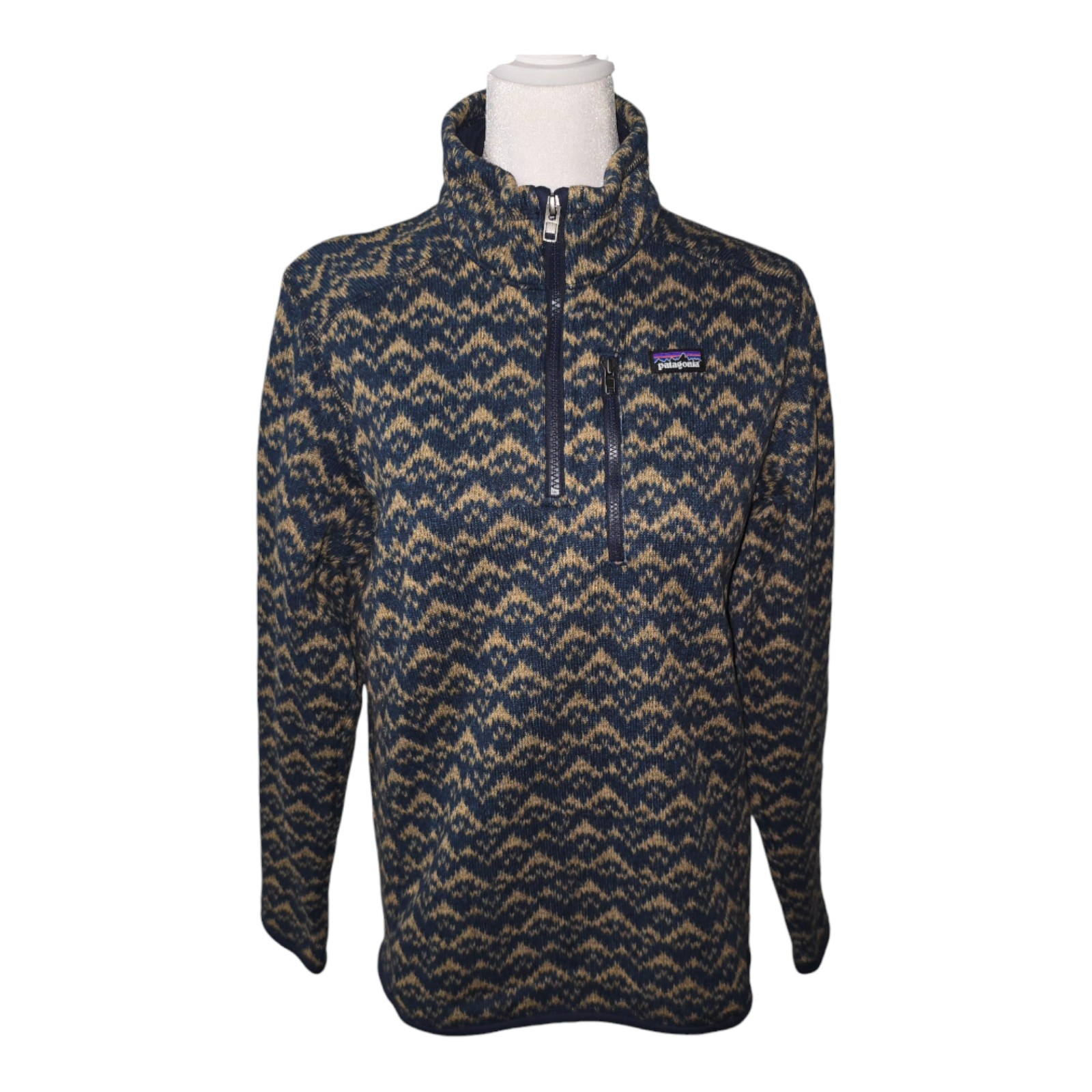 NWT Patagonia Girl's K's Better Sweater Mountain Peak:New Navy Size XXL (16-18)