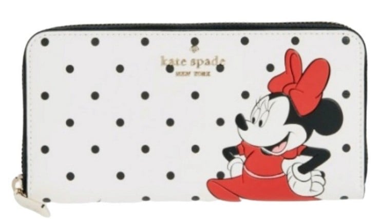 KATE Spade Wallet Disney Minnie Mouse Theme