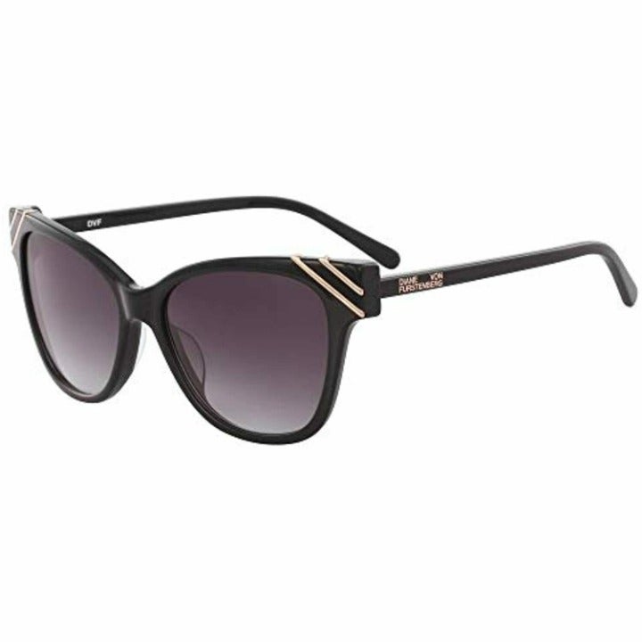 NEW Diane von Furstenberg DVF 663S 001 Black Arden Sunglasses with DVF Case