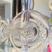Waterford Crystal Millennium Collection Design Dove For Peace Champagne Flutes