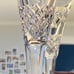 Waterford Crystal Millennium Collection Design Dove For Peace Champagne Flutes