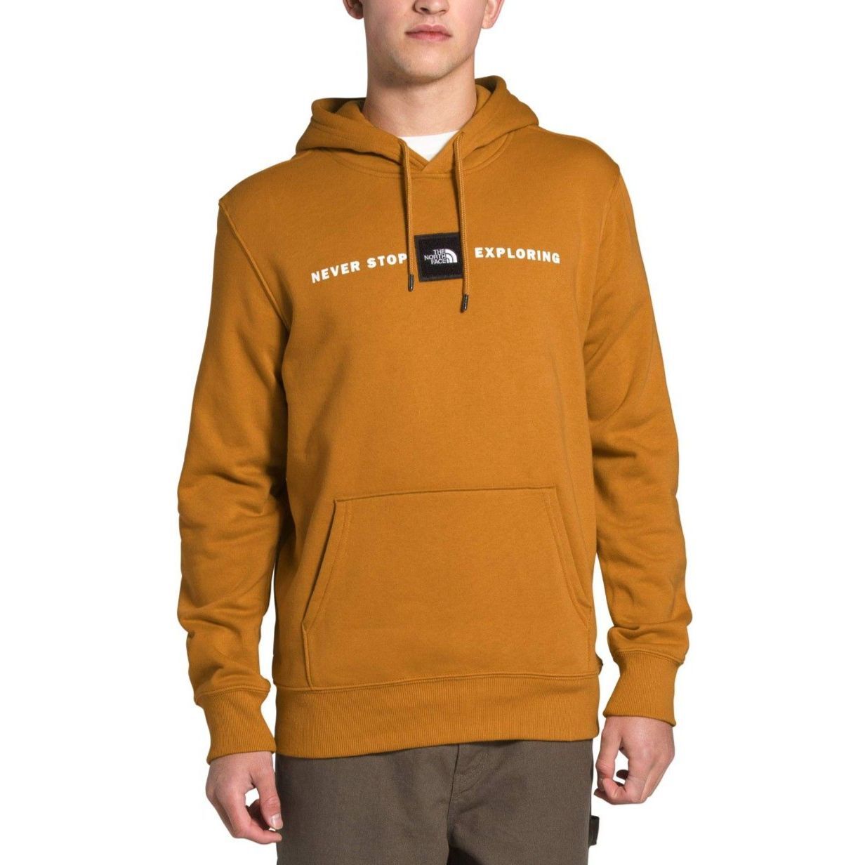 The North Face Never Stop Exploring Red’s Pullover Hoodie – Yellow, Men’s Small