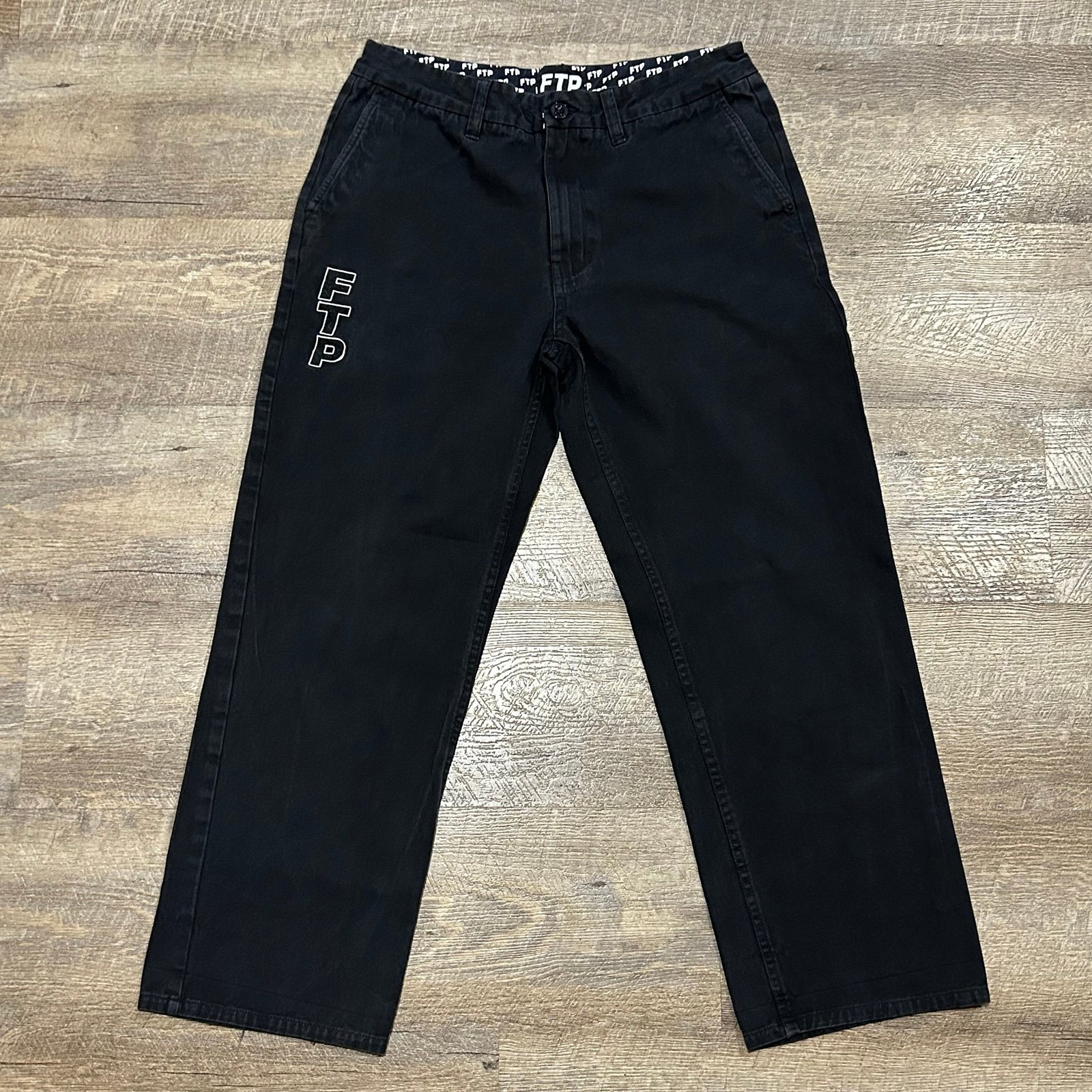 FTP F**k The Population Black Chino Pants size 34
