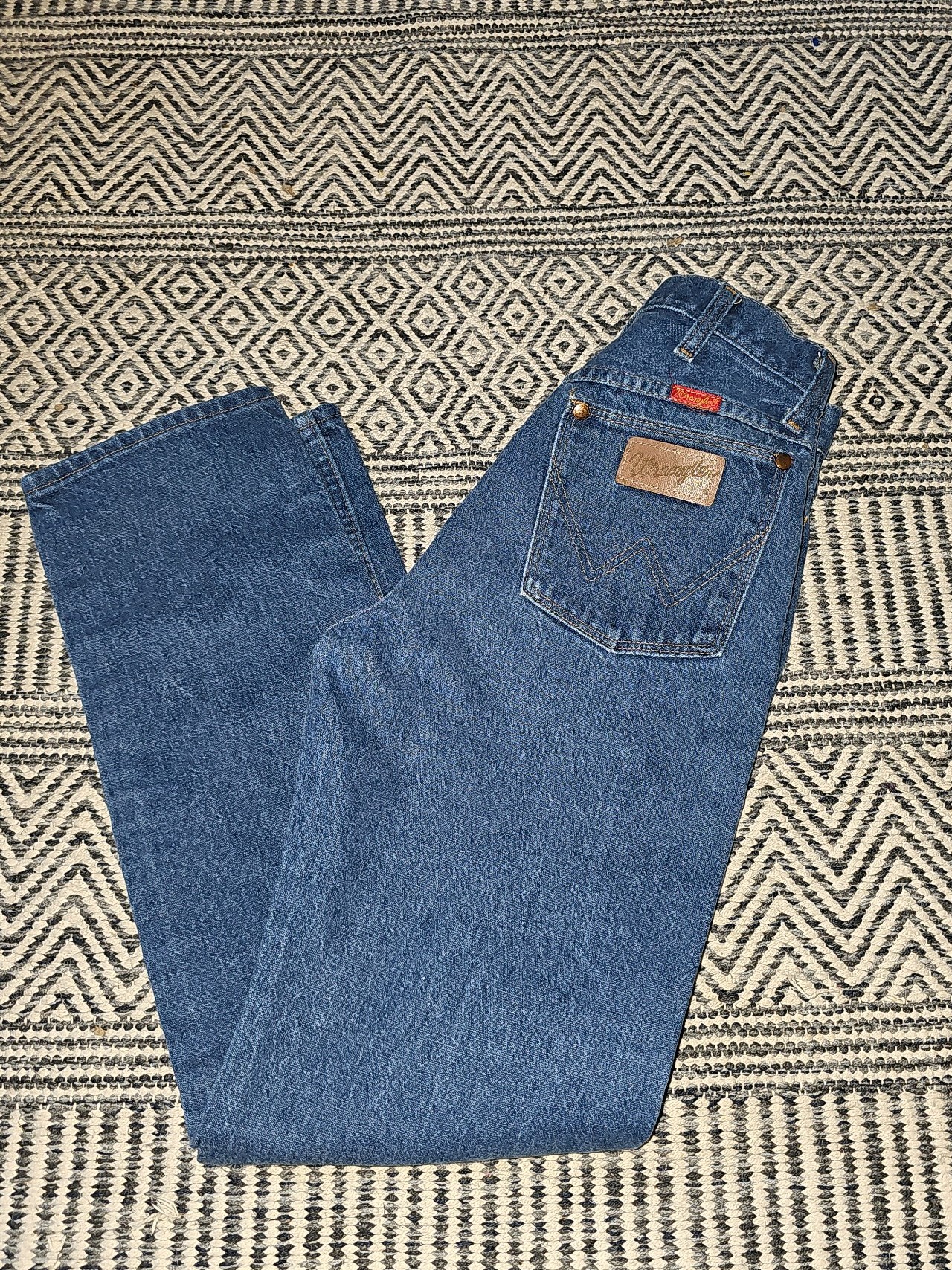 Vintage Wrangler Straight Leg High Waist Jeans 7x30