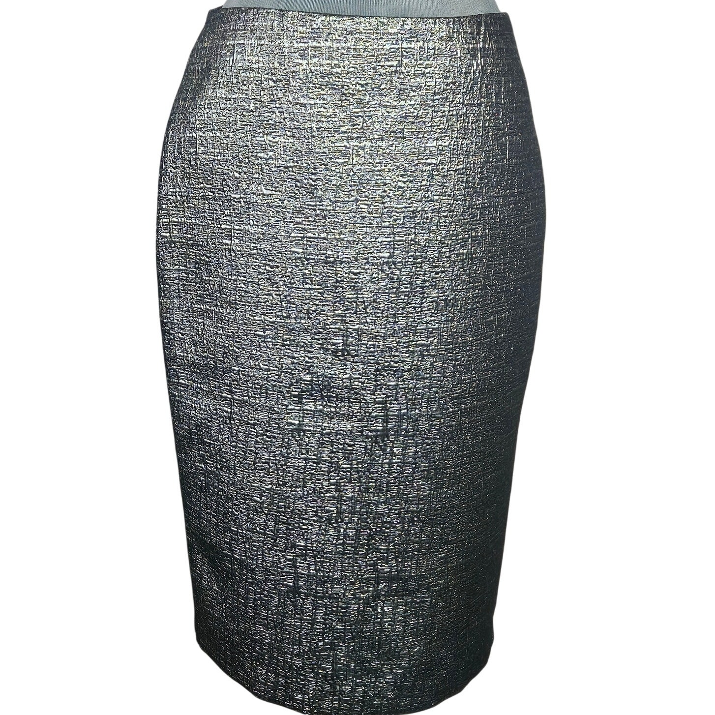 Metallic Pencil Midi Skirt Size 4