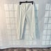 Ann Taylor ivory off white slim fit mid rise ankle zipper pants size 4