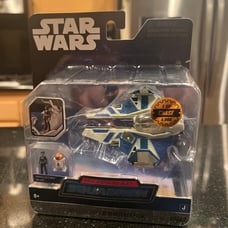 1/5000 Star Wars Micro Galaxy Squadron AAYLA SECURA'S JEDI Interceptor
