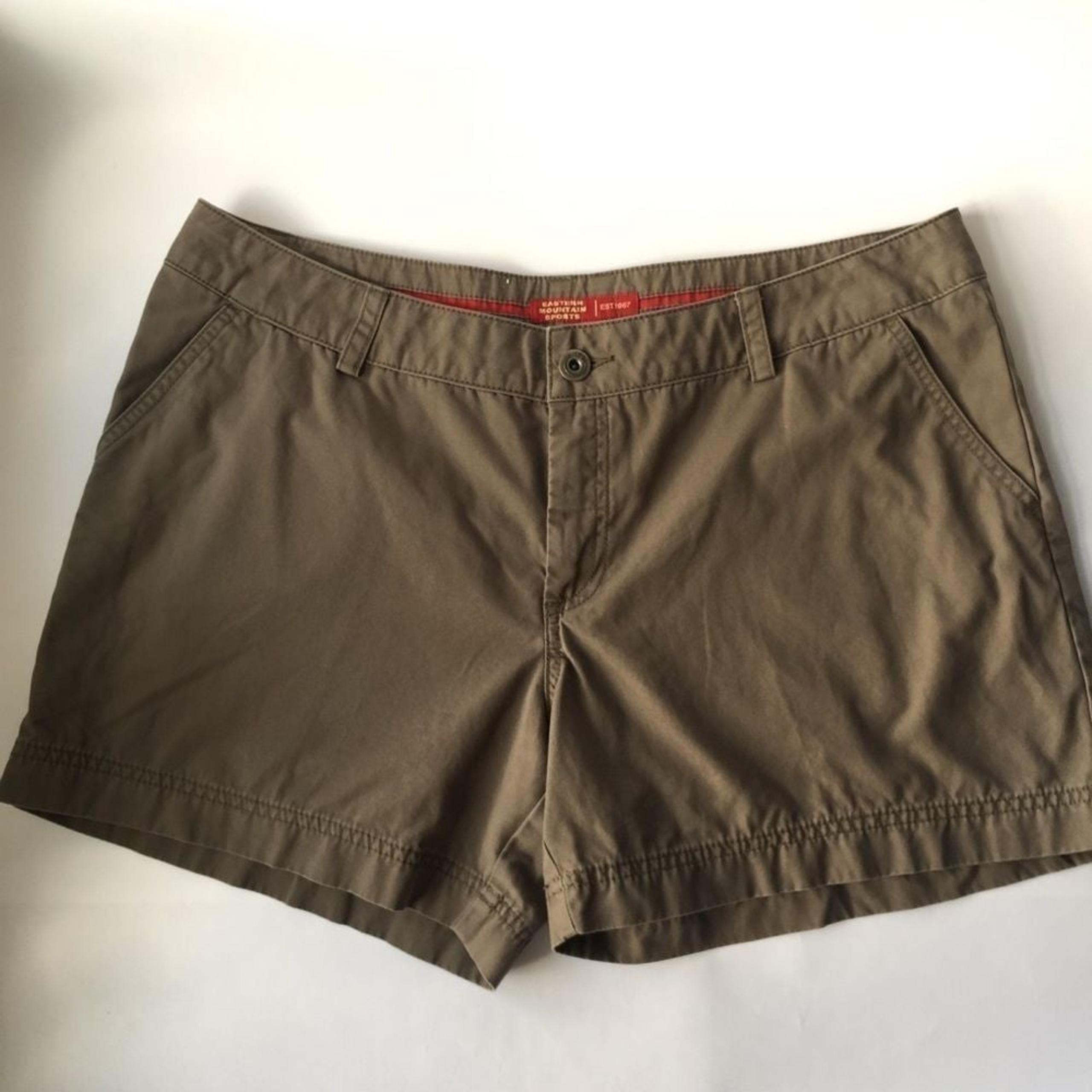 EMS Women's Hiking Shorts Brown 3 inch inseam Plussize 16