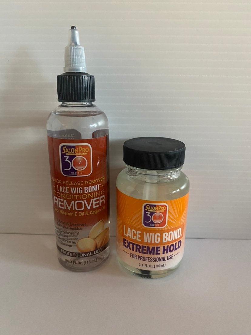 30 SEC Lace Wig Glue 3.4 oz. & Remover Set
