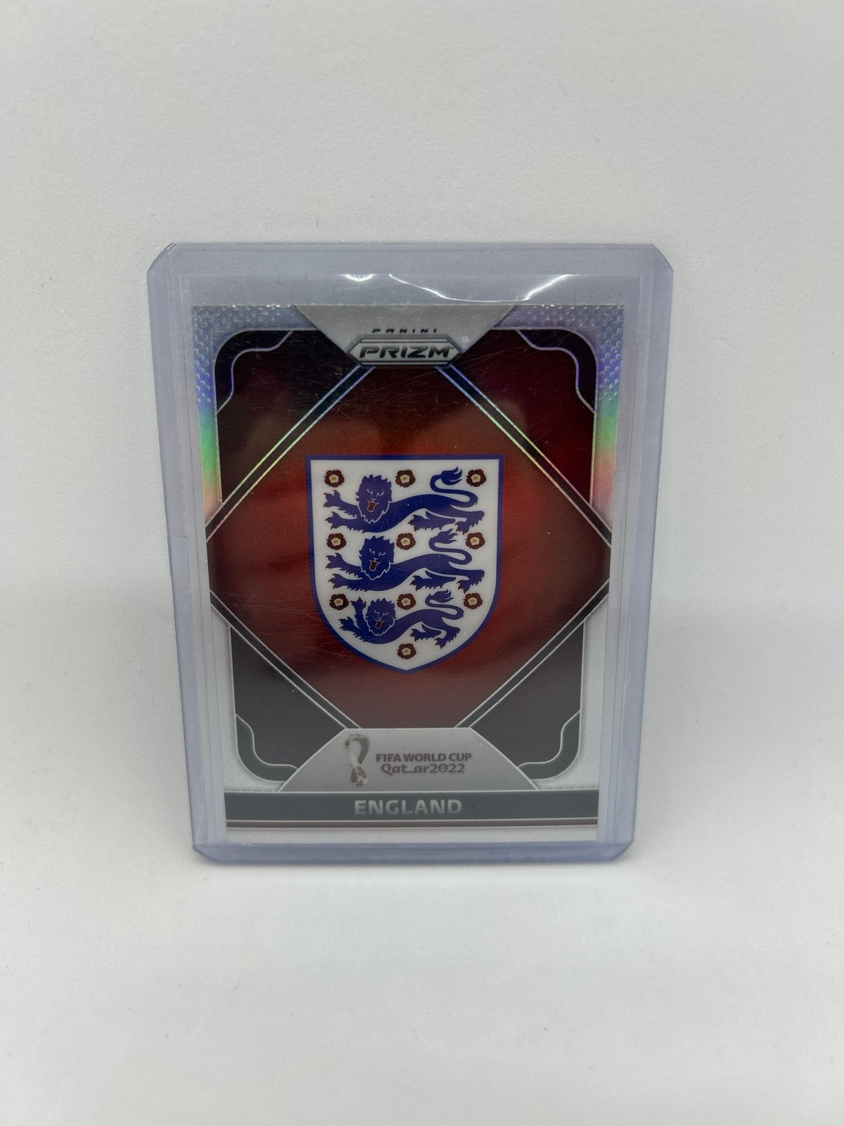 Prizm World Cup team crest silver England