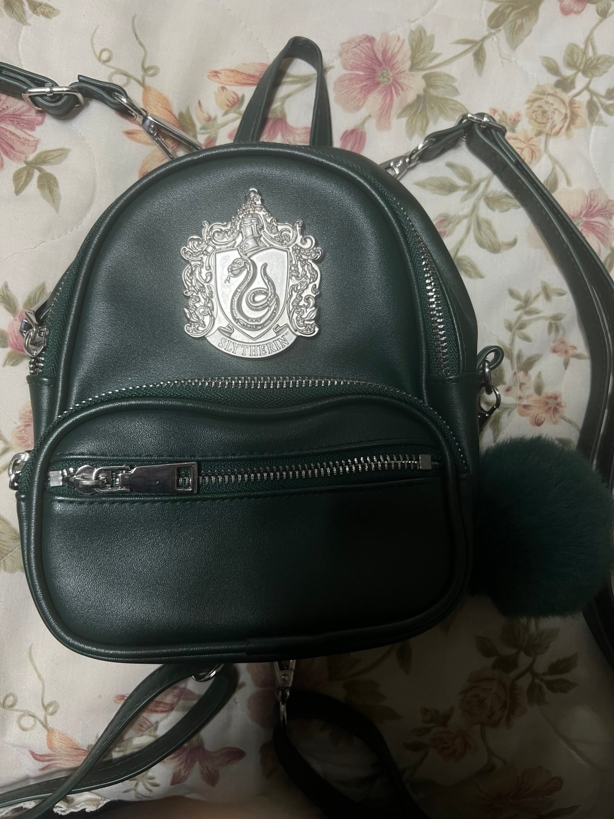 Harry Potter slytherin mini backpack