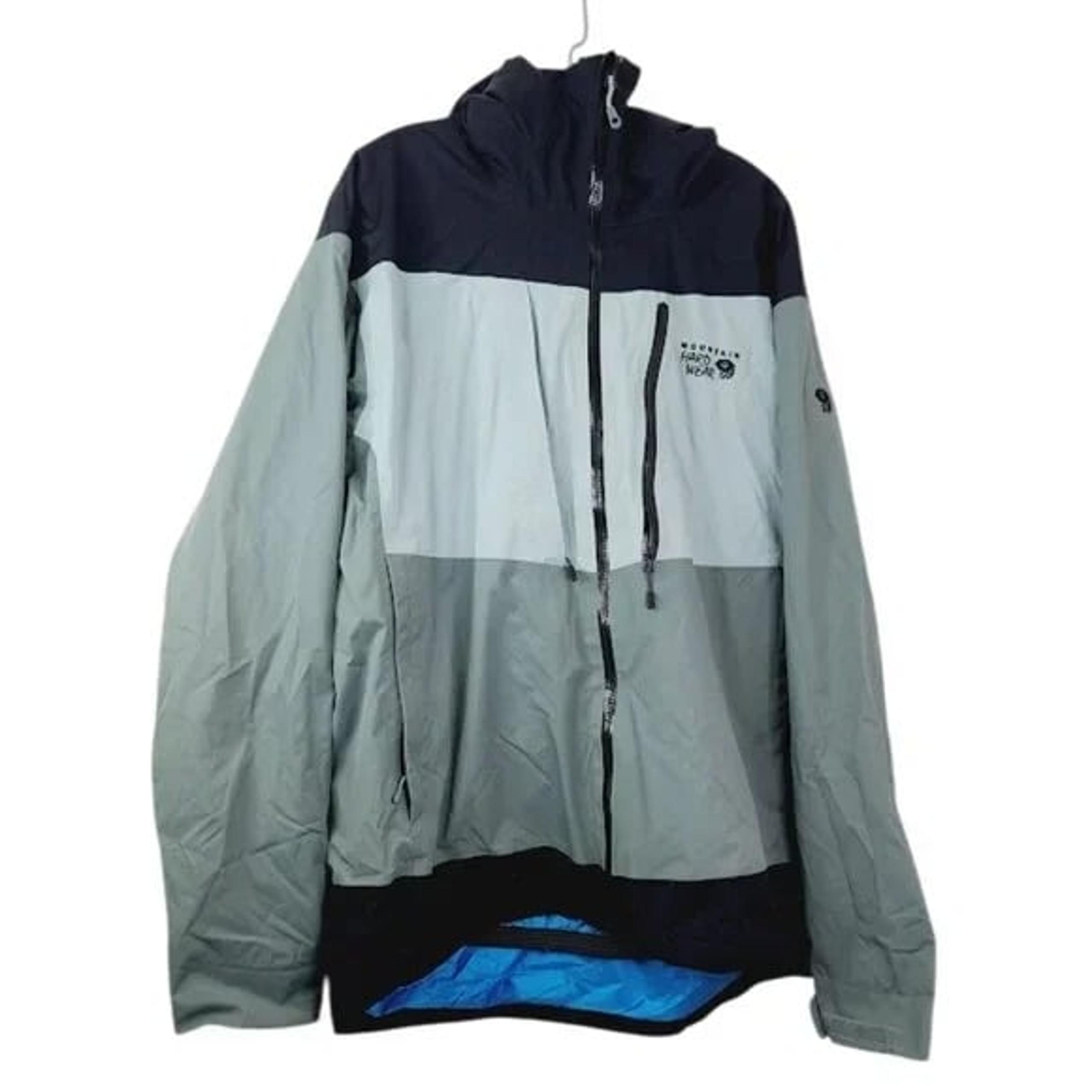 Mountain Hardwear Men's Green Black Tuff Weather Windbreaker Jacket Size L