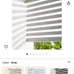Persilux Window Zebra Blinds, Roller Blinds Cordless (52 W x 72 H, Grey) Light