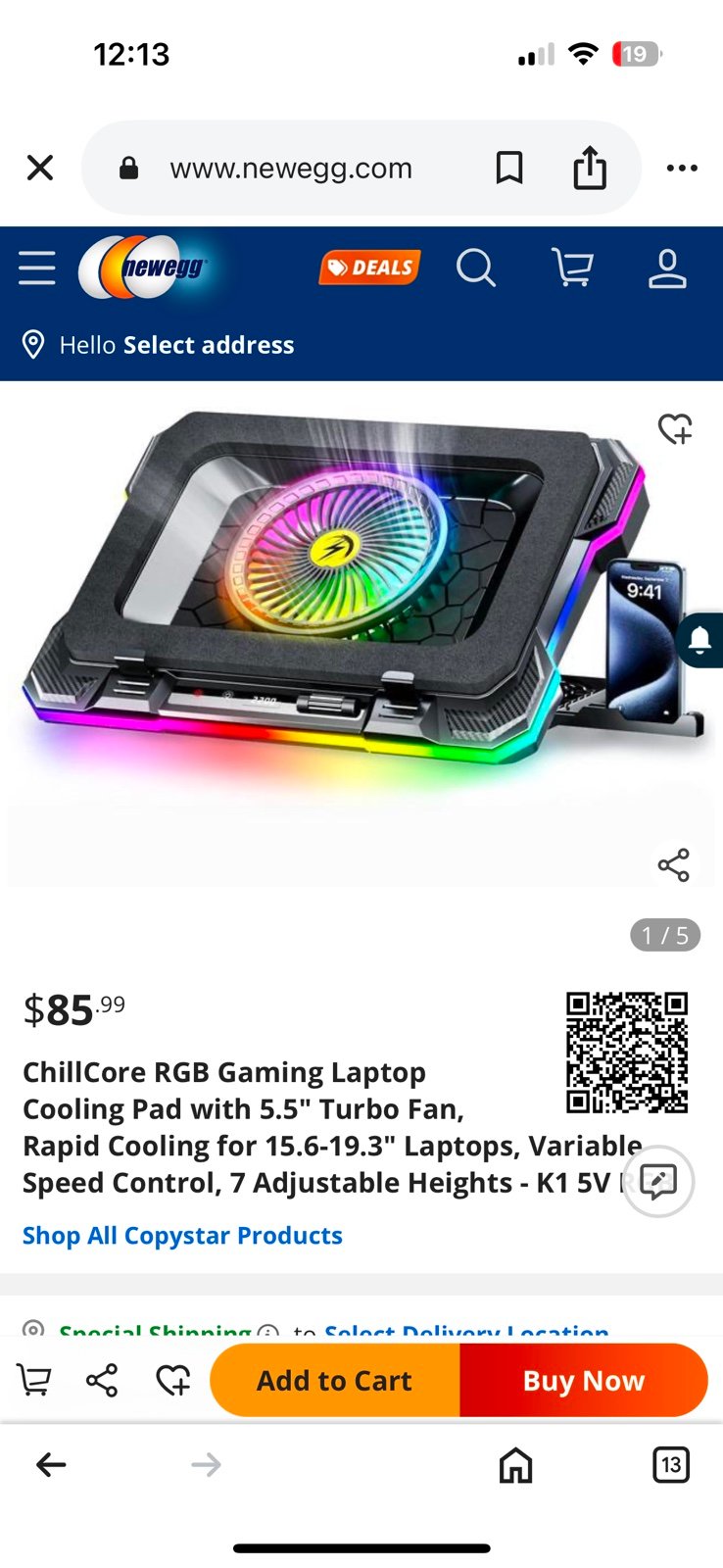Laptop Cooling Fan