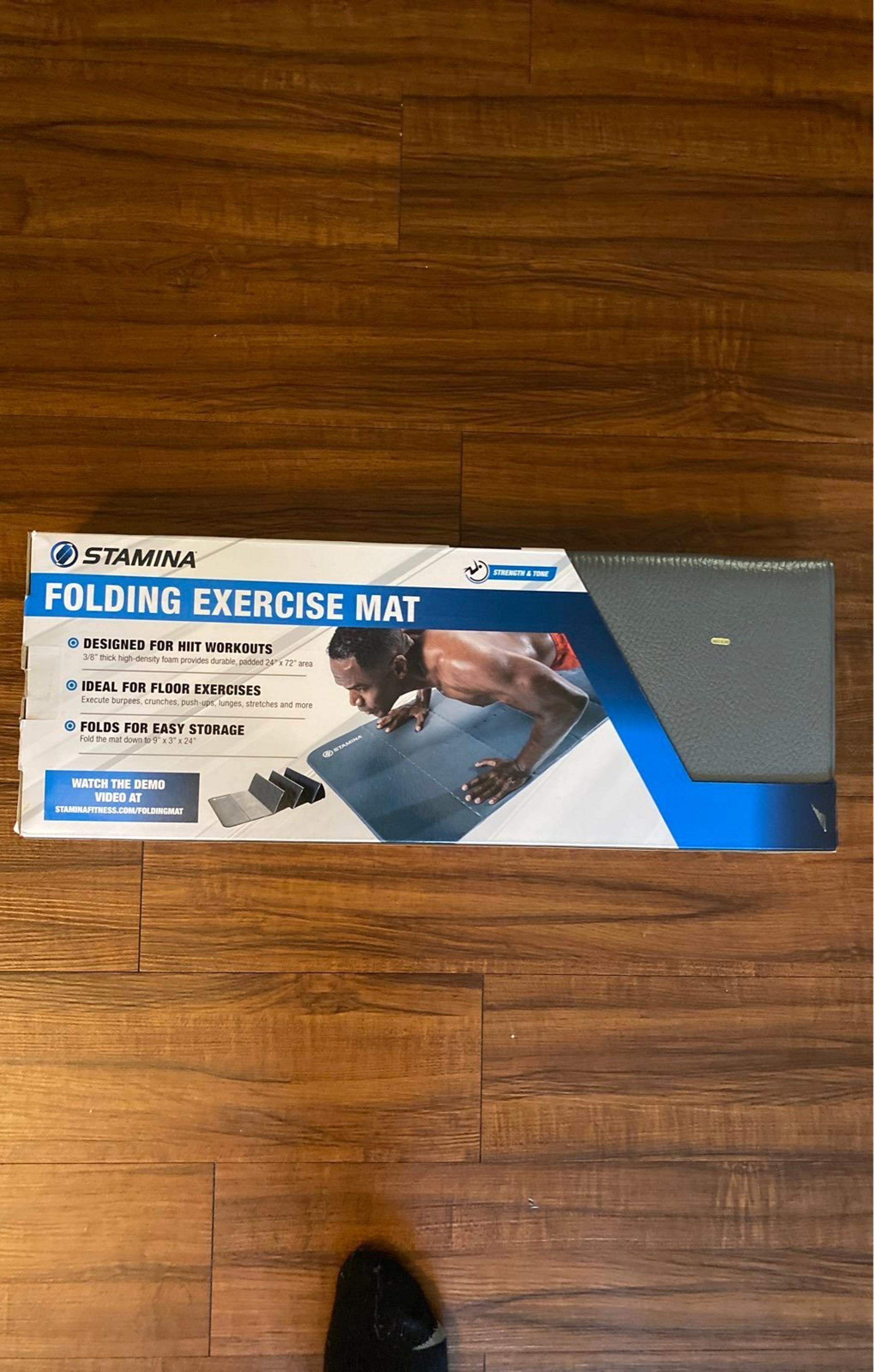 Stamina folding exercise mat