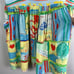 Vintage Jams World Dance Man Short Sleeve Dress Vibrant Colorful Size XL Pockets