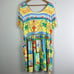 Vintage Jams World Dance Man Short Sleeve Dress Vibrant Colorful Size XL Pockets