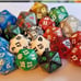 Dice Magic the Gathering (MTG) 20+ Spin down 20 sided Life Counter Die