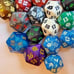 Dice Magic the Gathering (MTG) 20+ Spin down 20 sided Life Counter Die