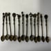 Mid 20th Century Vintage Set of 12 Montagnan Demitasse Spoons