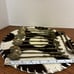 Mid 20th Century Vintage Set of 12 Montagnan Demitasse Spoons
