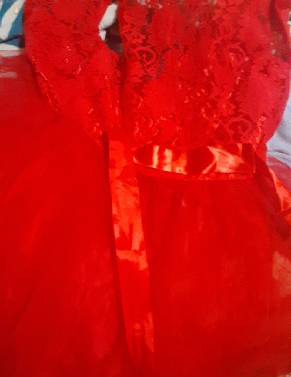 A red dress