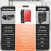 Diesel Air Heater, 12V 8KW Diesel Heater All-in-One, Portable Diesel Heater with