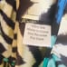 PARKER Silk Chevron Ombre High Lo Midi Wrap Dress LARGE Ruffle Rainbow V Neck