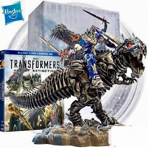*TRANSFORMERS* 2014 Age of Extinction (TF4) Limited Edition Set w/Bluray, Statue